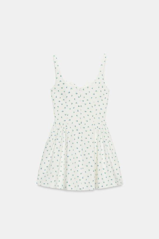 ROBE COURTE À IMPRIMÉ FLEURI