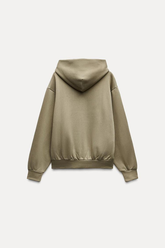 Sweat à capuche avec poches - Noir