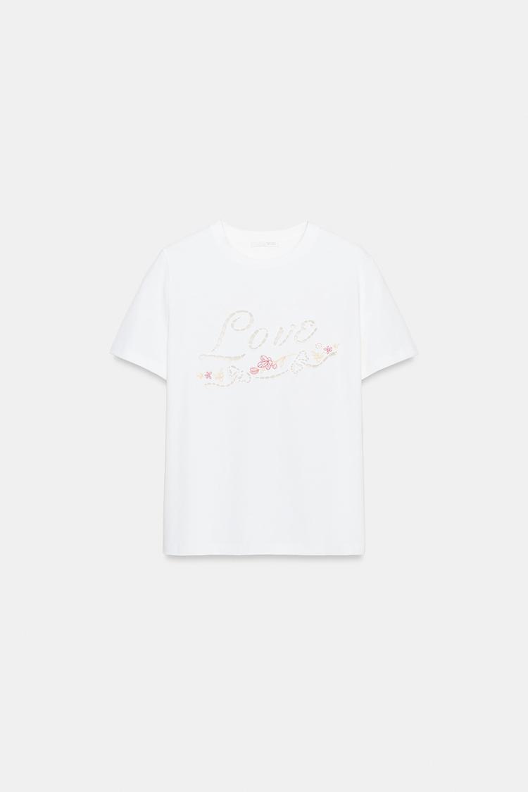 T-SHIRT BRODERIES ET INSCRIPTION