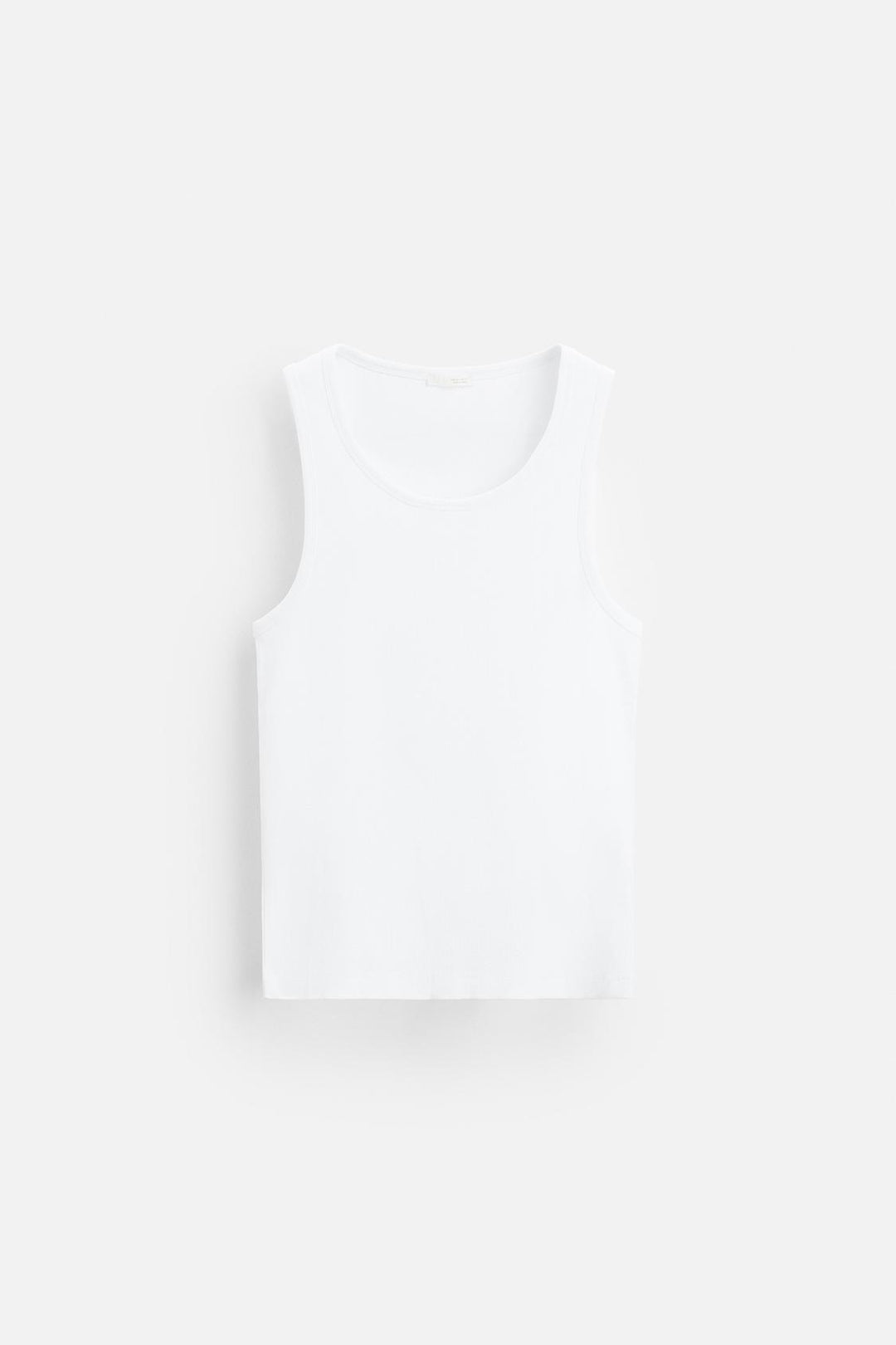 T-SHIRT DÉBARDEUR BASIQUE CÔTELÉ
