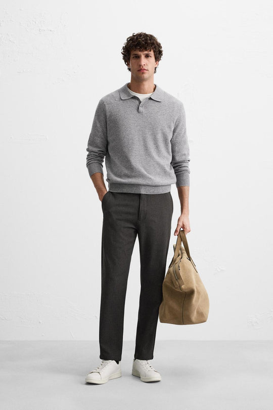 PANTALON À TEXTURE CONFORT