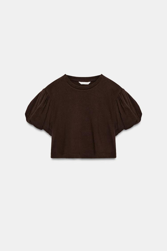 T-SHIRT COURT À MANCHES AMPLES