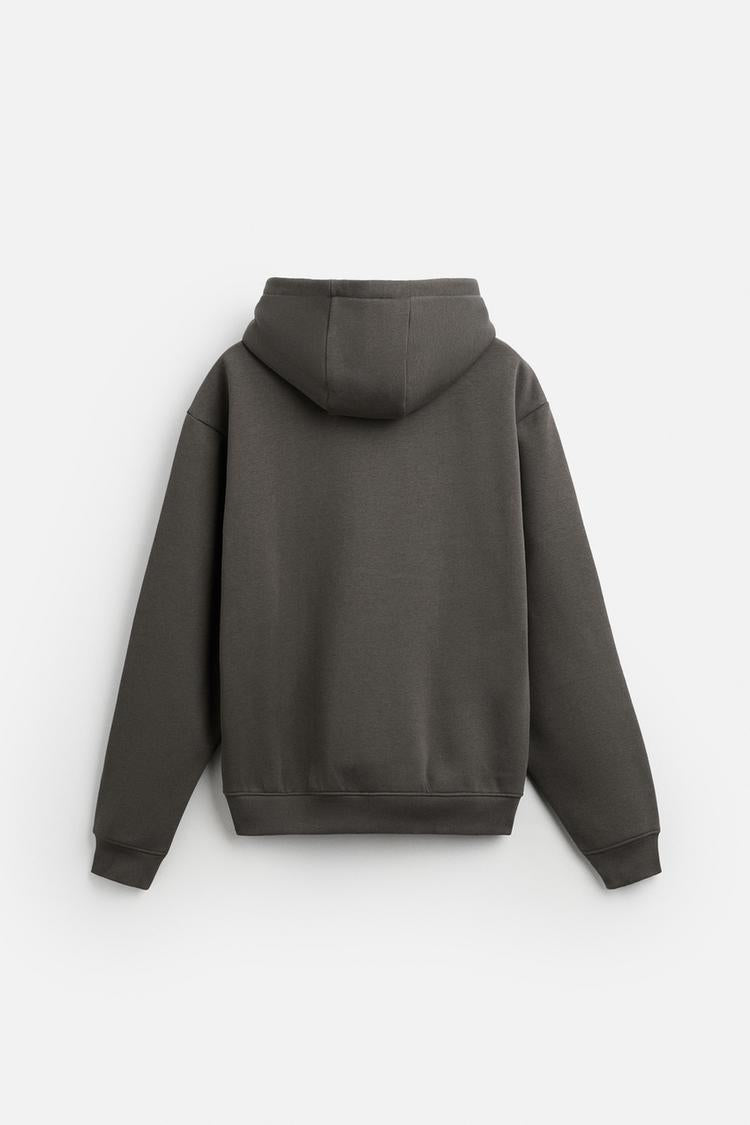 Sweat à capuche  - Kaki foncé