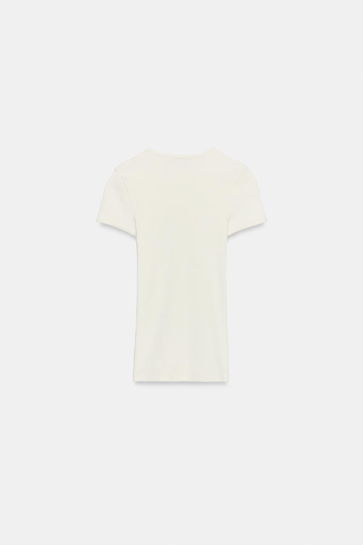 T-SHIRT CÔTELÉ