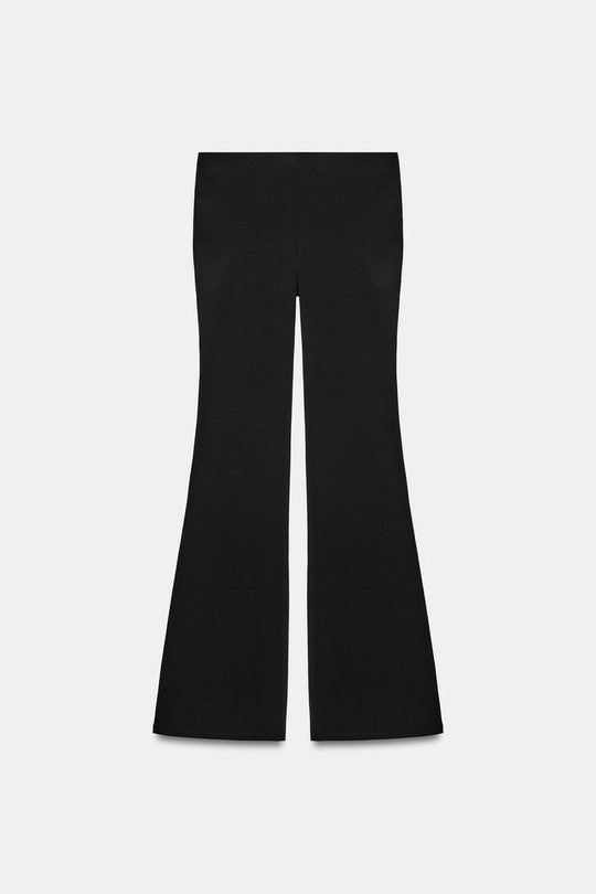 PANTALON FLARE STRETCH À POISN