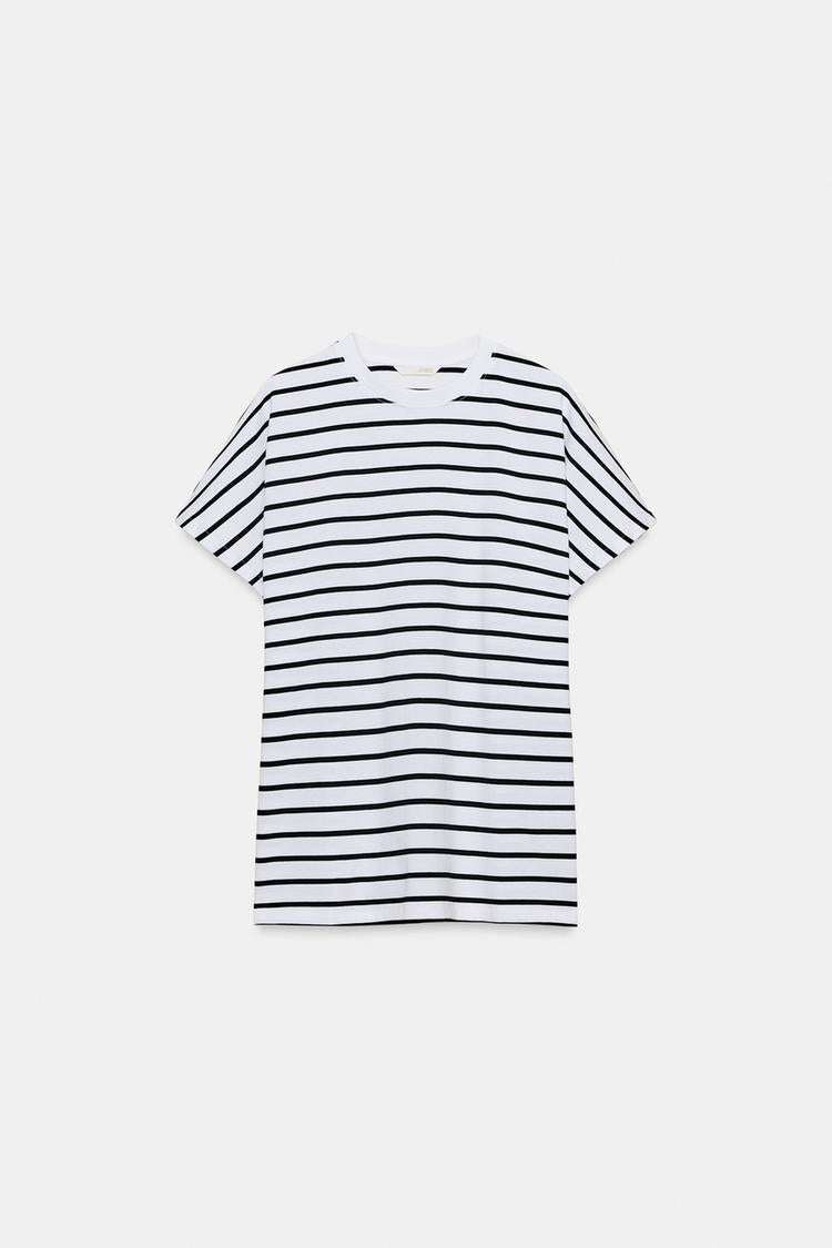 T-SHIRT A MANCHES TOMBANTES