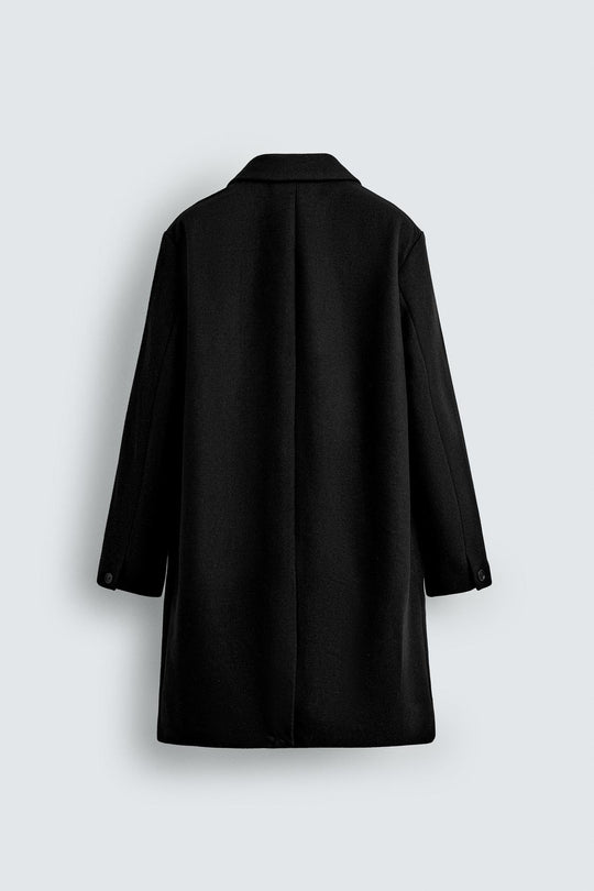 MANTEAU REGULAR FIT AVEC LAINE