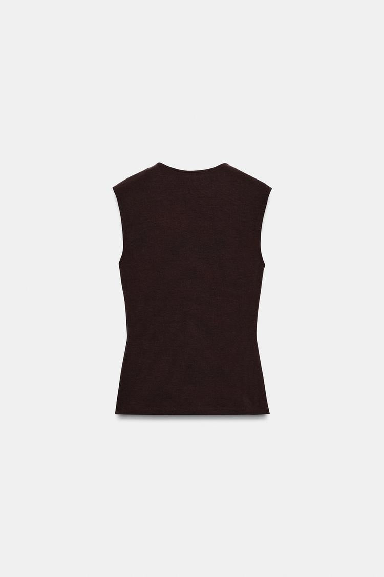 T-SHIRT SANS MANCHES