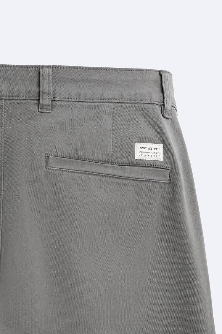 Pantalon chino coupe moulante - Gris
