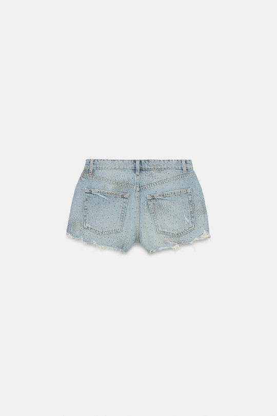 SHORT EN DENIM TRF TAILLE HAUTE