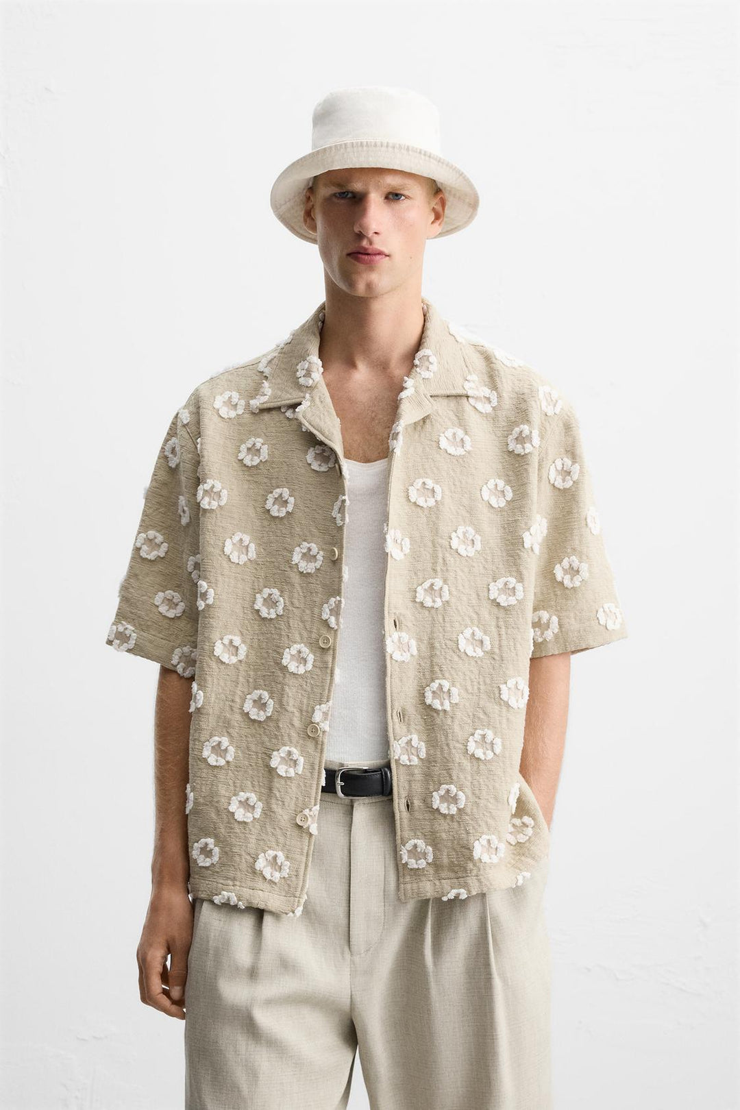 CHEMISE JACQUARD TEXTURÉ