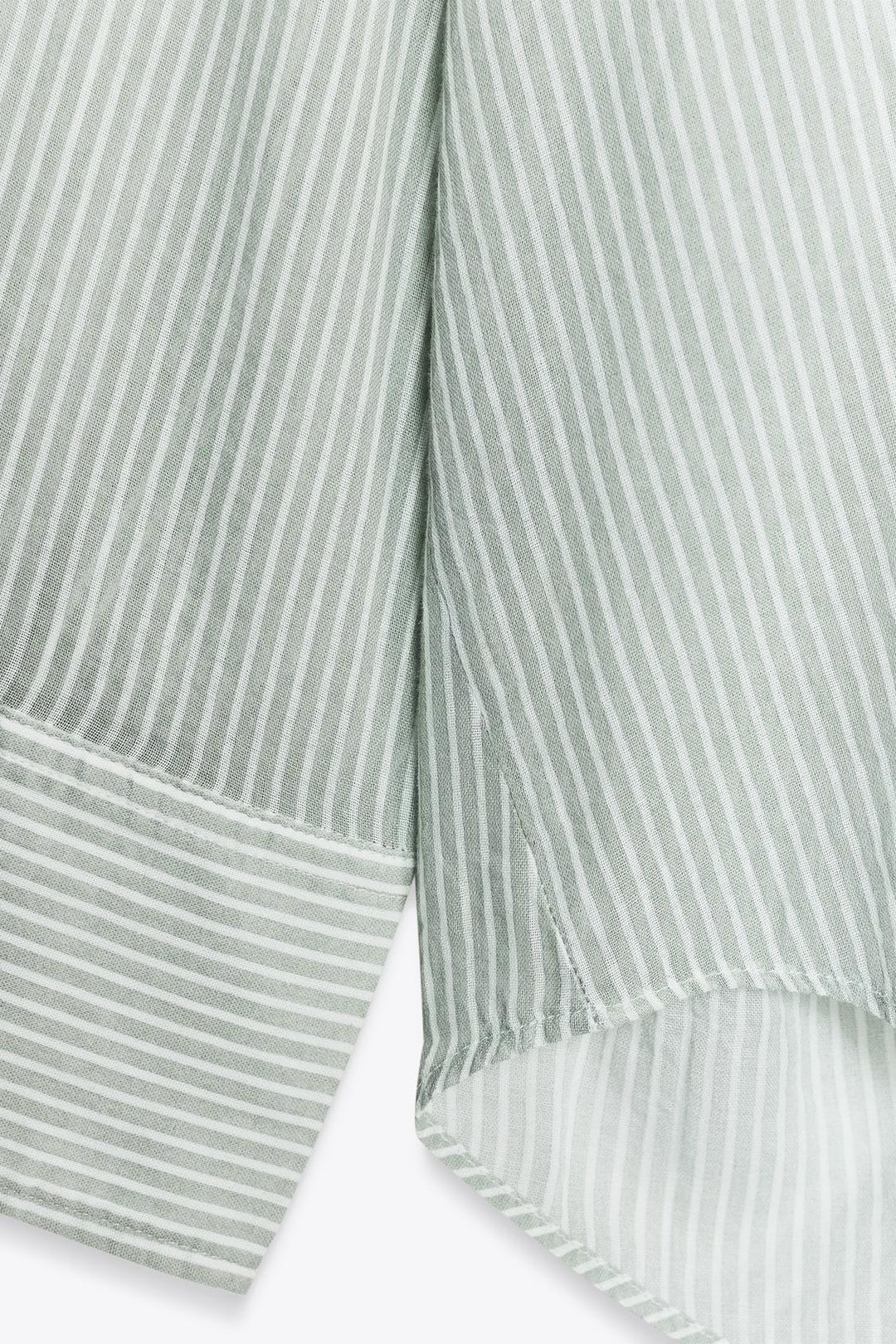 CHEMISE OVERSIZE GAZE RAYURES