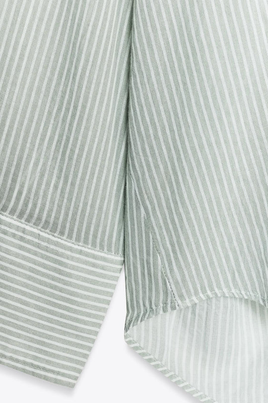 CHEMISE OVERSIZE GAZE RAYURES