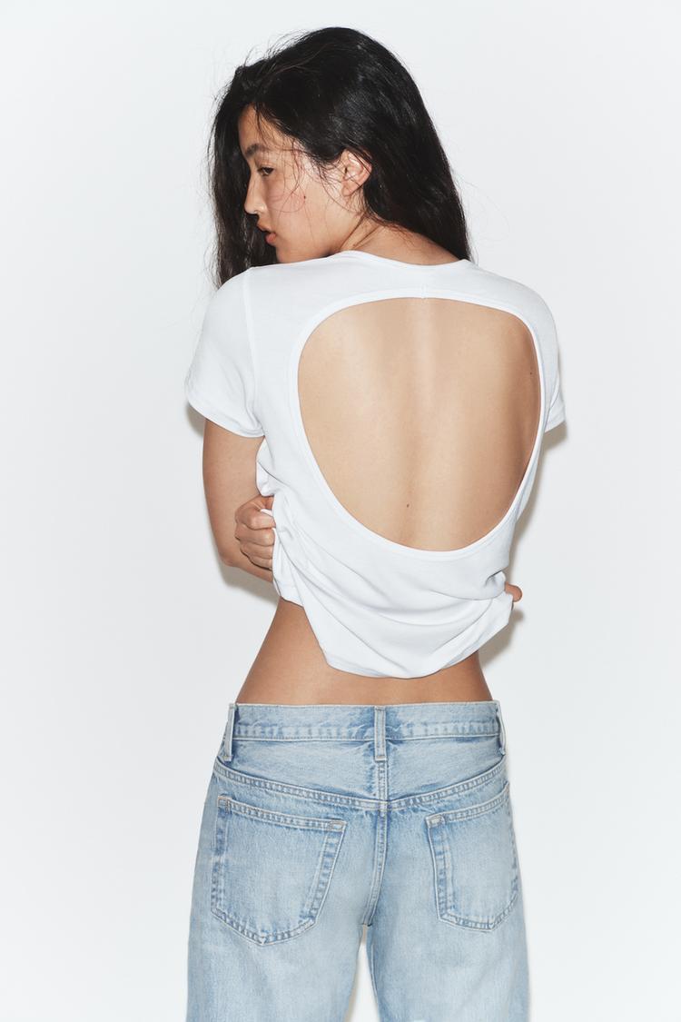 T-SHIRT OUVERTURE DOS