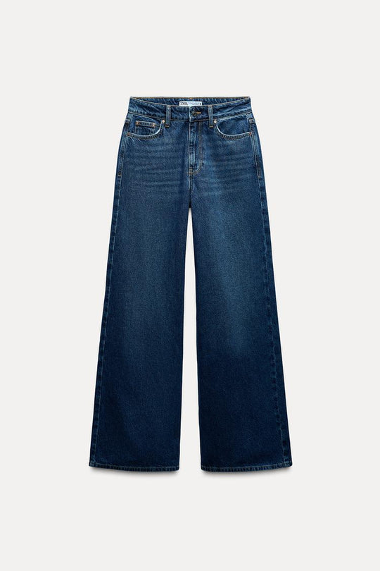 Jean z1975 à coupe large et taille haute - Bleu nuit