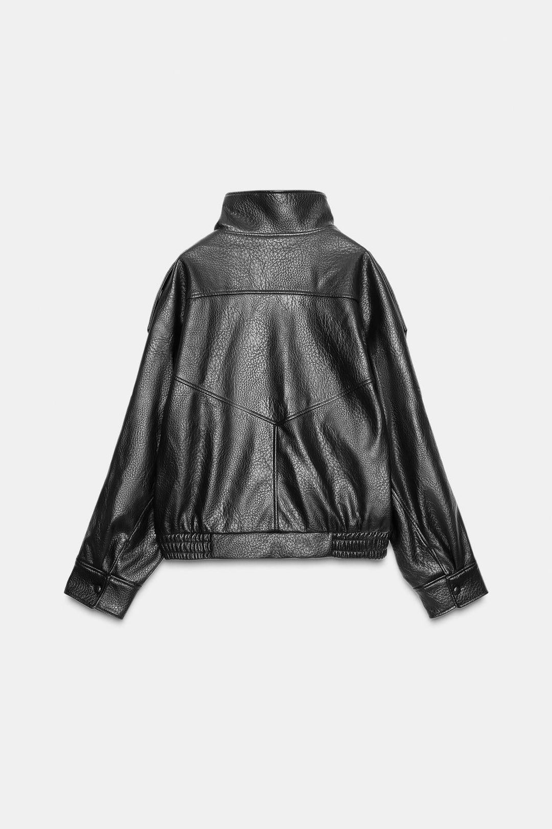 BLOUSON EN MATIÈRE SYNTHÉTIQUE