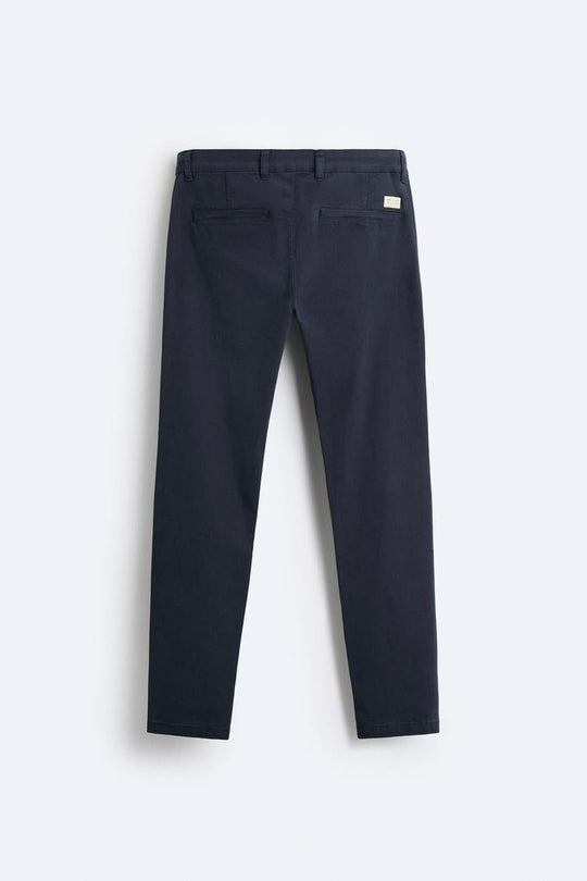Pantalon chino coupe moulante - écrue