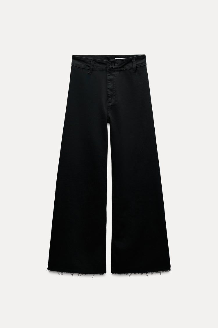 Jean collection zw marine droit a taille haute - Bleu