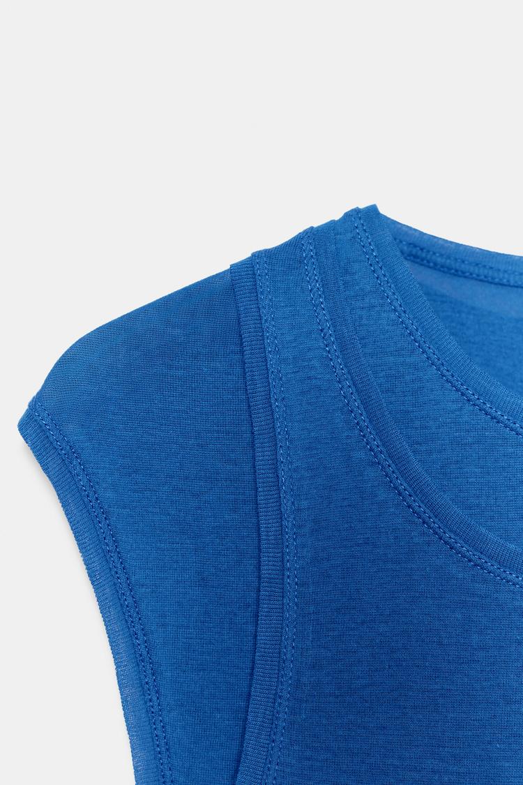 T-SHIRT SUPIMA® EFFET DOUBLE