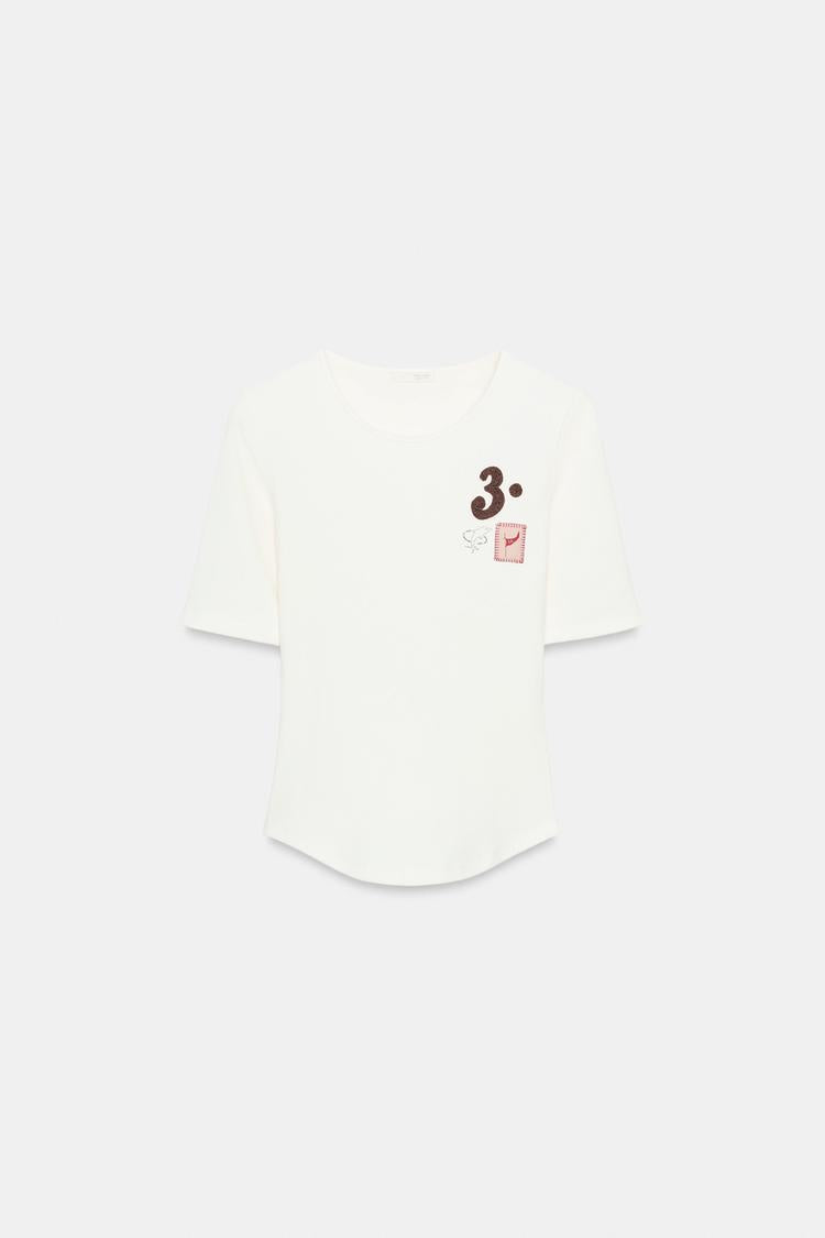 T-SHIRT MANCHES COURTES ETIQUETTE