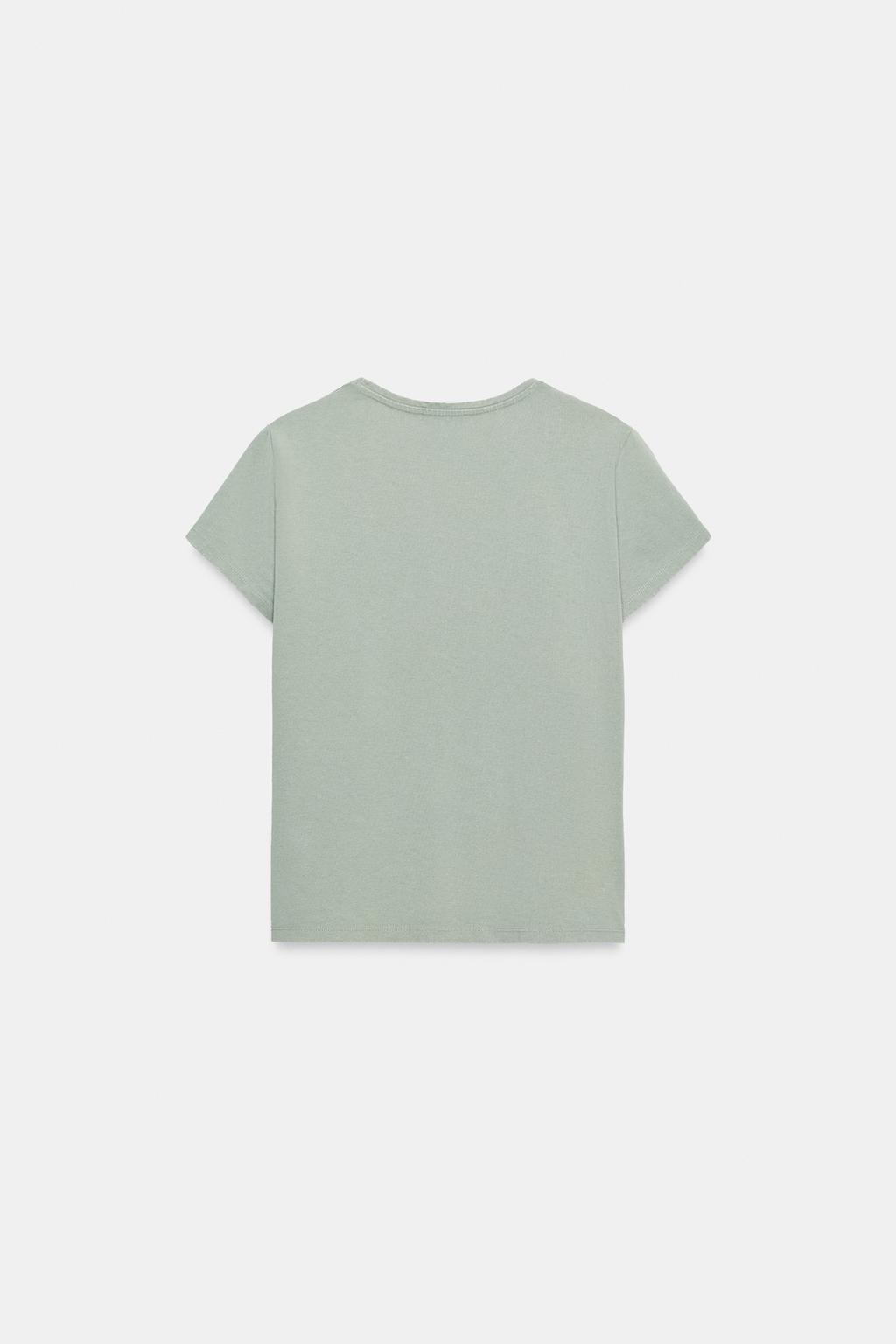 T-SHIRT EN COTON À MANCHES COURTES