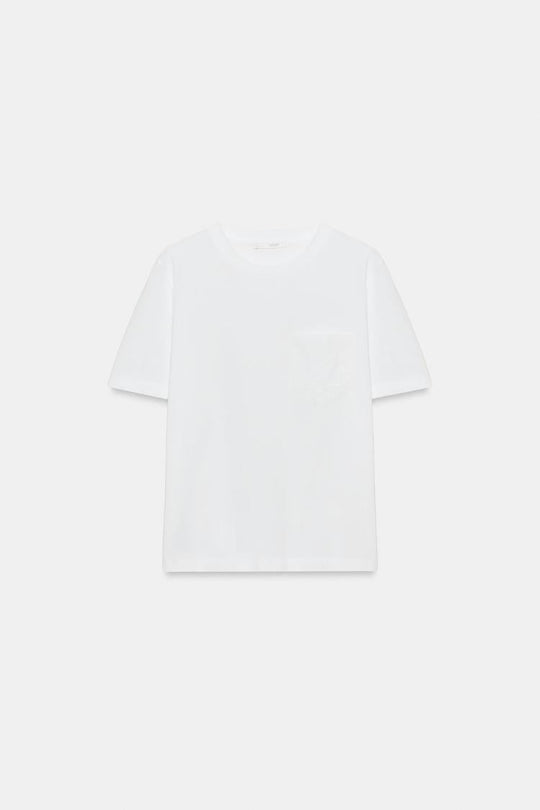 T-SHIRT POCHE BRODÉE
