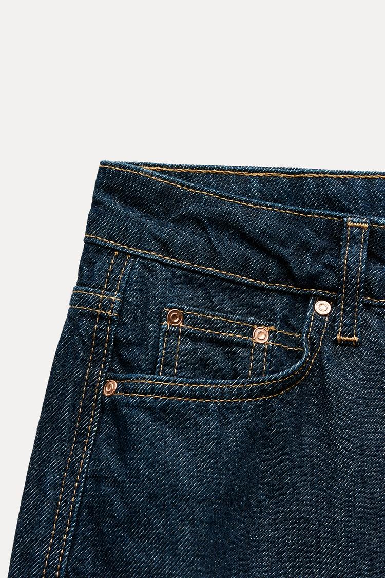 Jean z1975 à coupe large et taille haute - Bleu