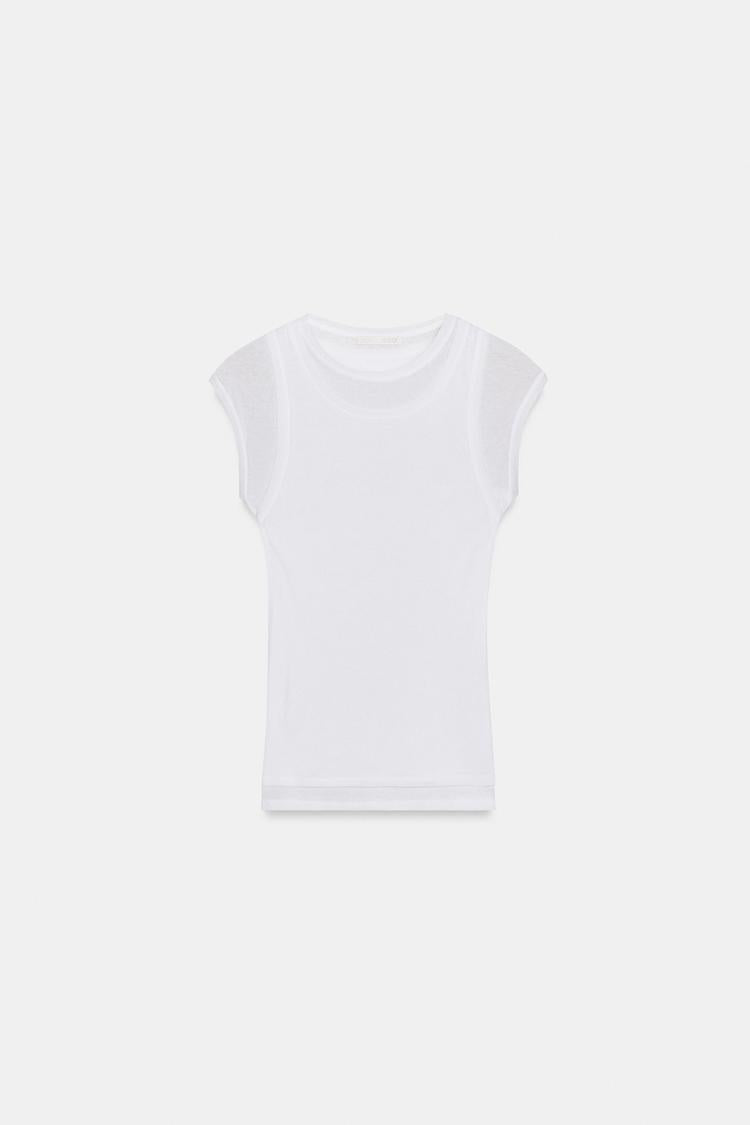 T-SHIRT SUPIMA® EFFET DOUBLE