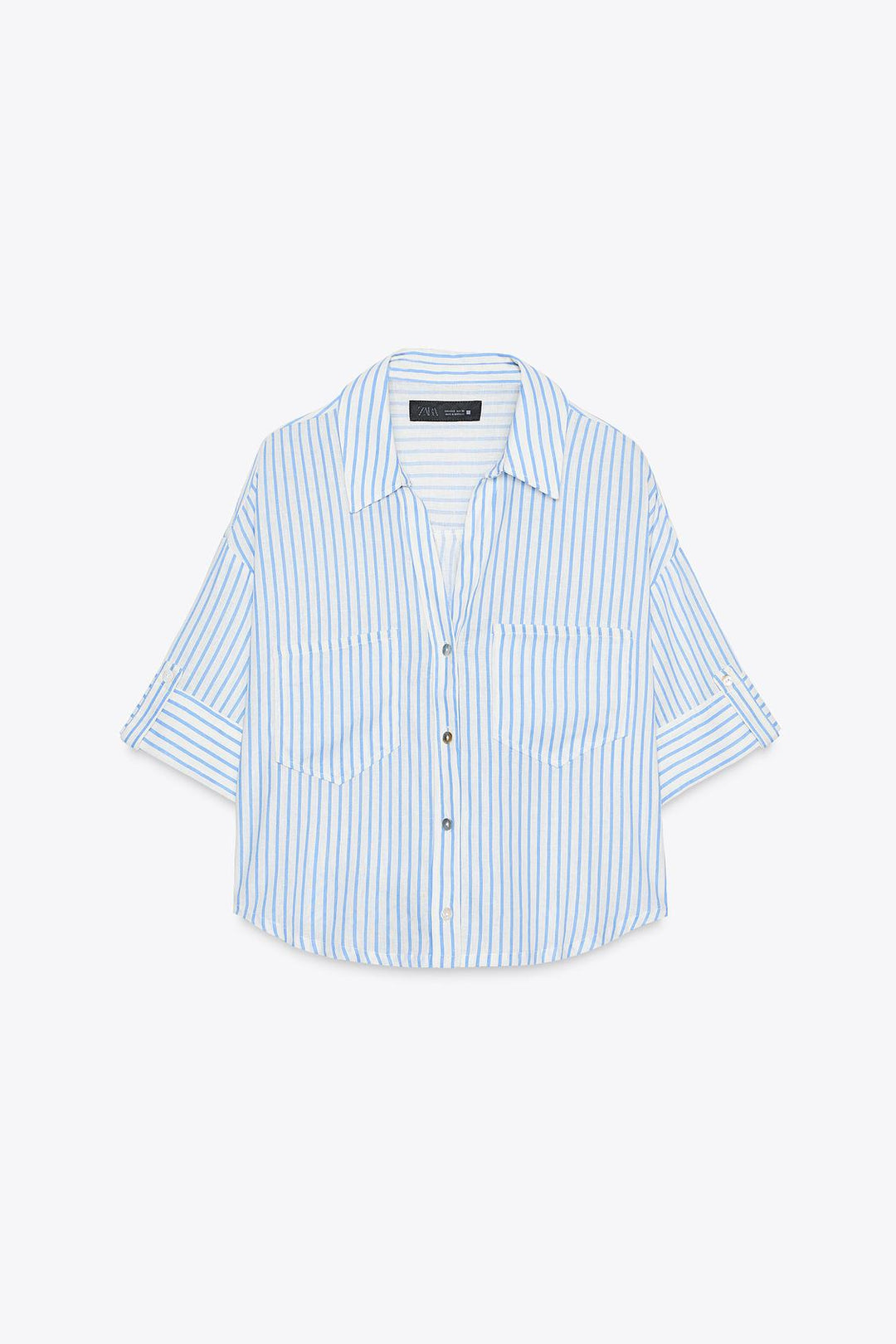 CHEMISE COURTE EN LIN