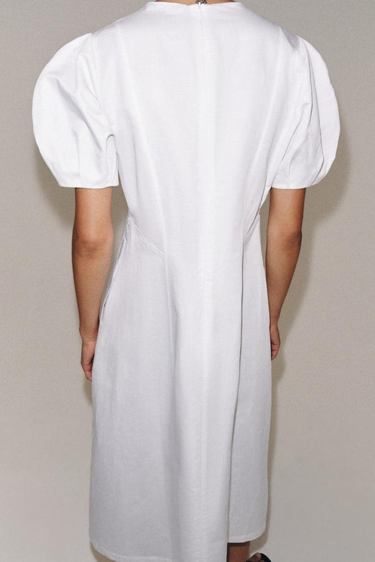 ROBE MI-LONGUE AVEC LIN ZW COLLECTION