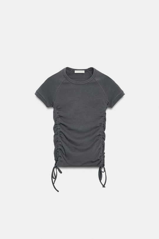 T-SHIRT FRONCÉ RÉGLABLE