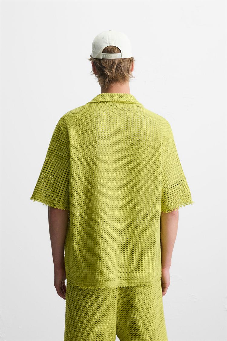 CHEMISE STRUCTURÉE AJOURÉE