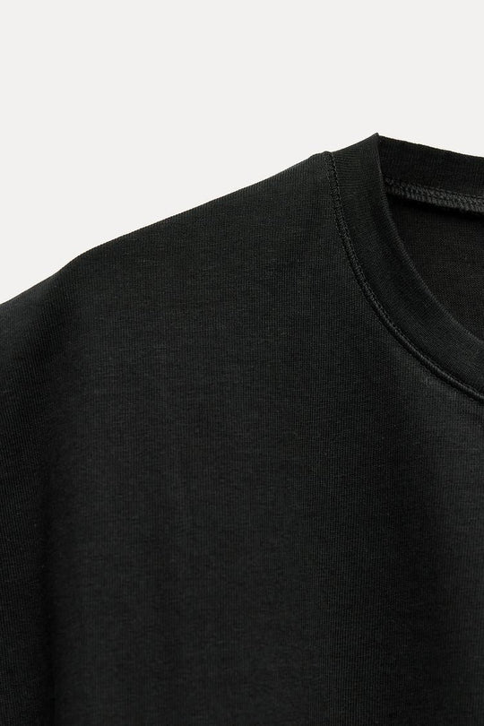 T-shirt épais effet délavé - Blanc