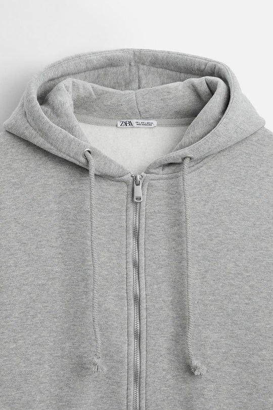 Sweat à capuche zip - Bleu Marine