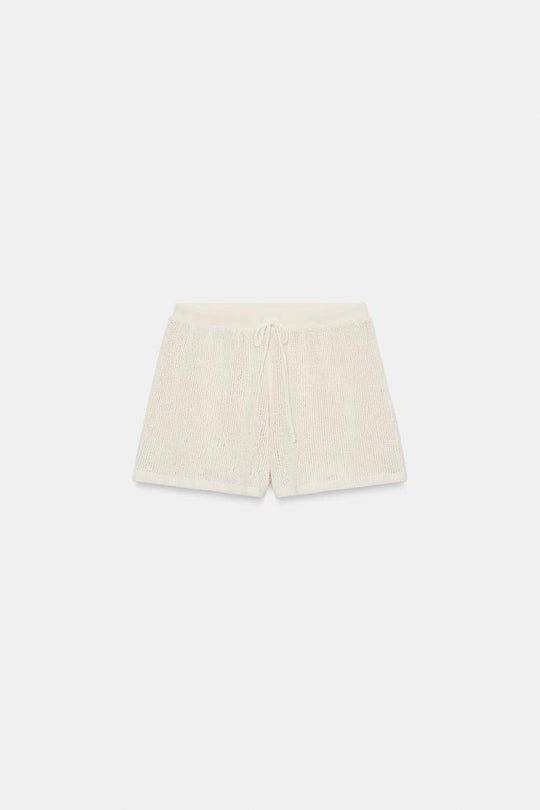 SHORT RUSTIQUE À RAYURES