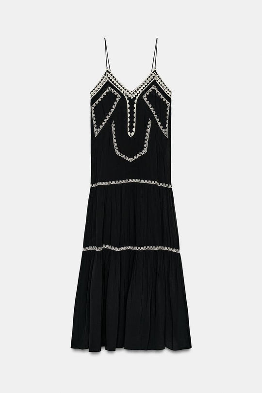 ROBE LONGUE BRODERIES ZW COLLECTION