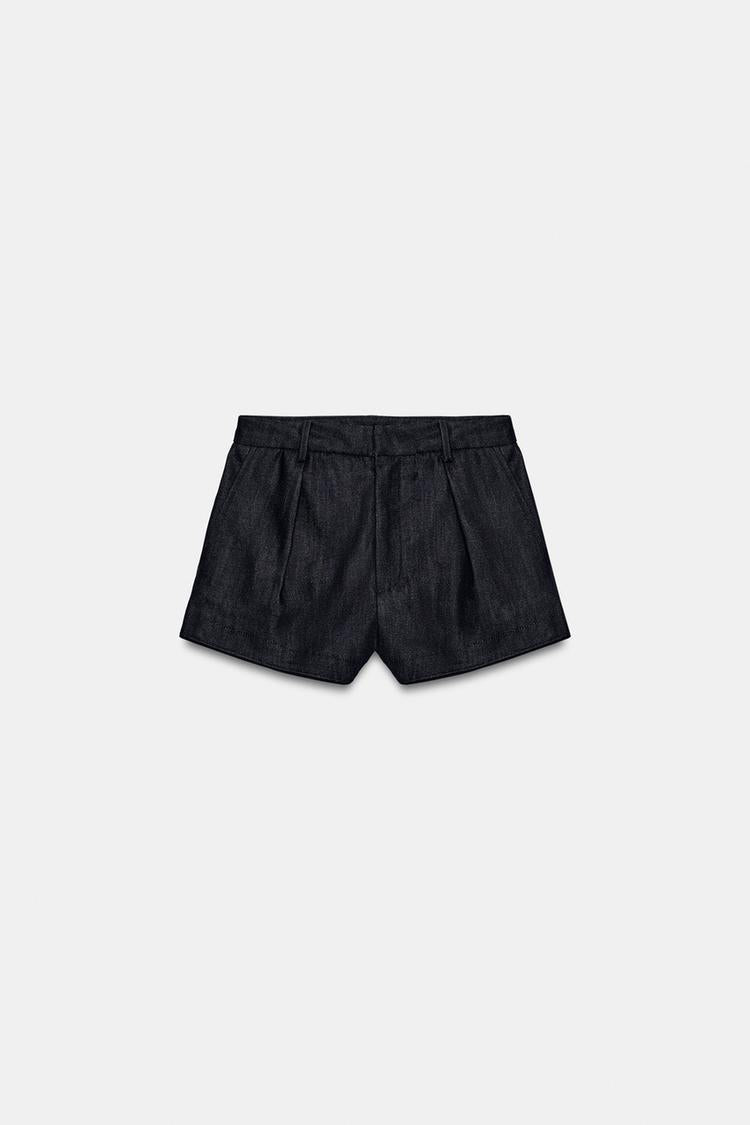SHORT EN JEAN À PINCES ZW COLLECTION