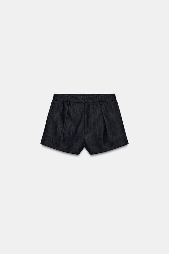 SHORT EN JEAN À PINCES ZW COLLECTION