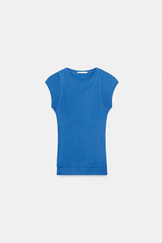 T-SHIRT SUPIMA® EFFET DOUBLE