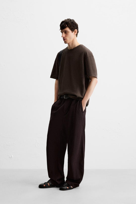 T-SHIRT RELAXED FIT STRUCTURÉ