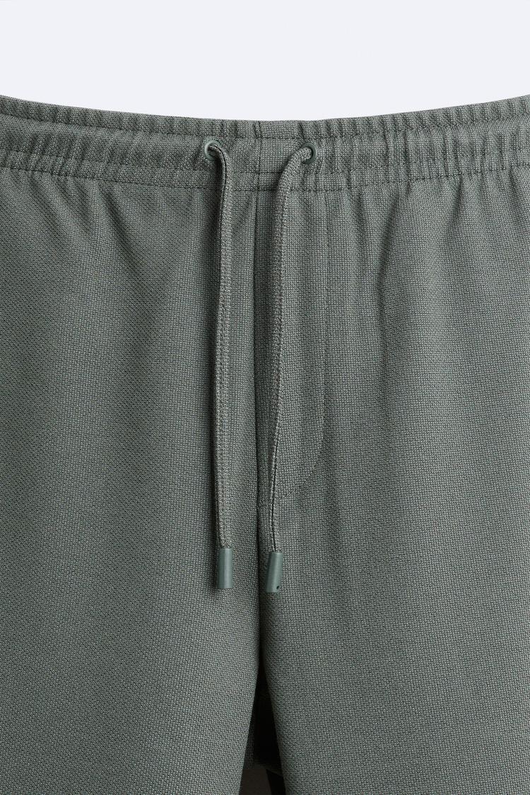 Pantalon style jogging - Vert olive