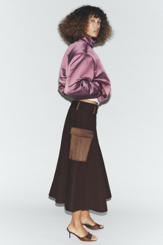 VESTE REMBOURRÉE ÉPAULES MARQUÉES