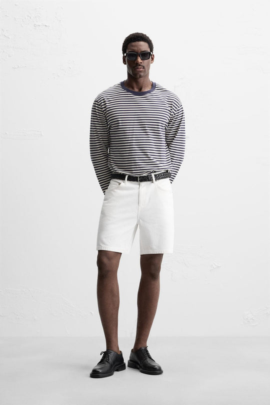SHORT EN DENIM COUPE CLASSIQUE