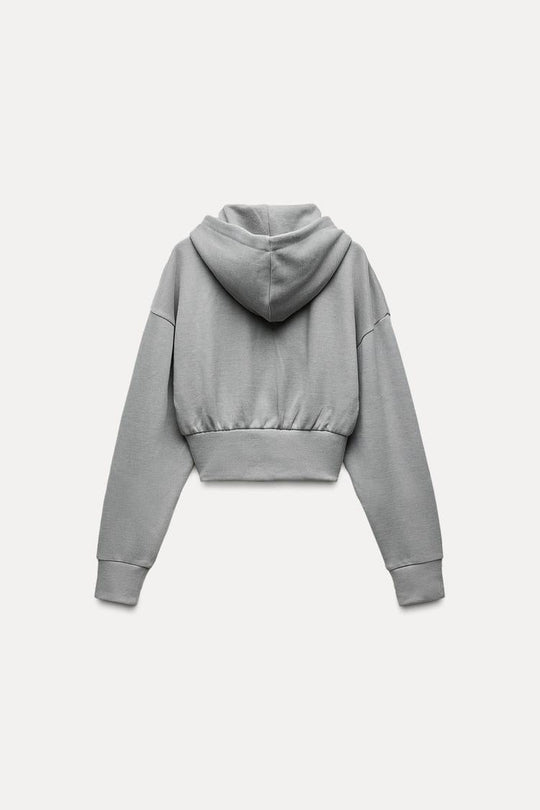 Sweat à capuche soft - Gris