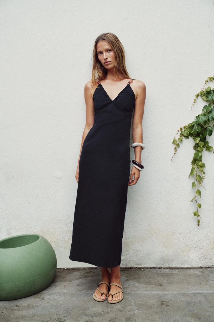 ROBE MI-LONGUE CINTREE FANTAISIE
