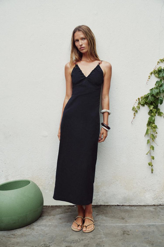 ROBE MI-LONGUE CINTREE FANTAISIE