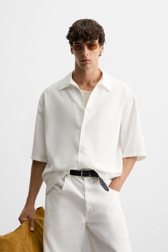 CHEMISE FLUIDE COUPE DÉCONTRACTÉE