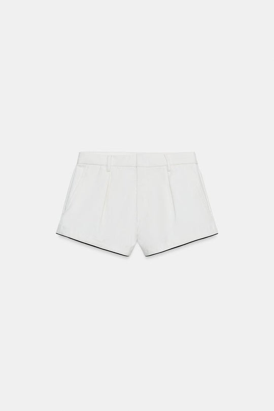 SHORT EN JEAN À PINCES ZW COLLECTION