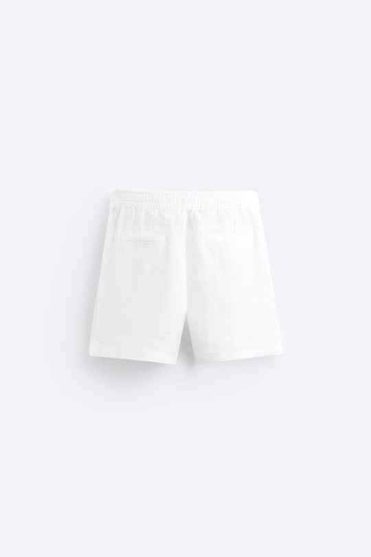 Short en Lin - Gris Taupe