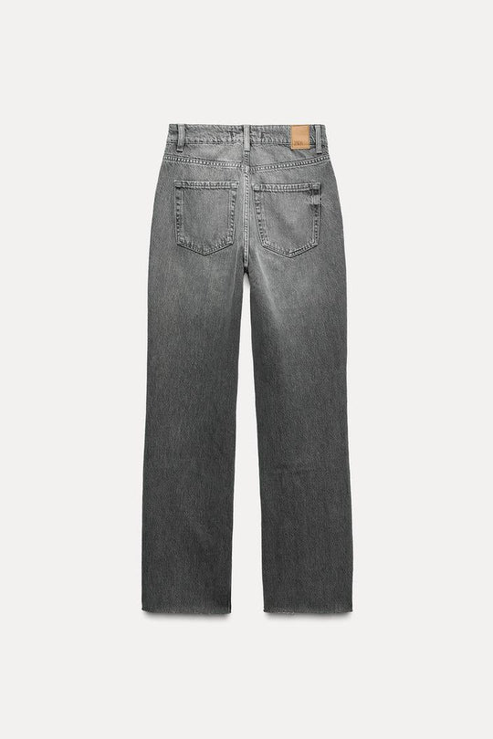 Jean z1975 droit à taille haute - Bleu